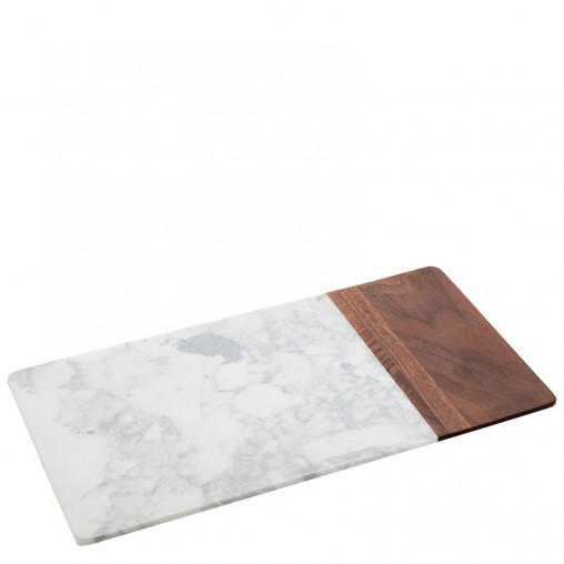 WMF Platte Marmor/ Holz rechteckig 38,1x20x1