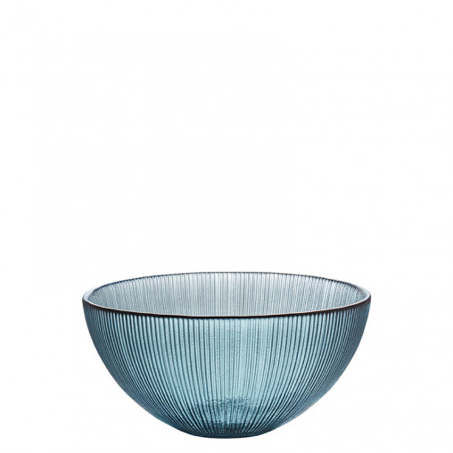 WMF Glas Schale M blaugrün H7,5cm