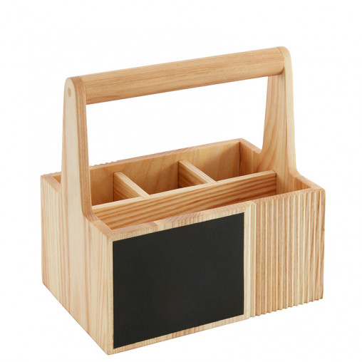 WMF Besteckbox mit Griff Holz (Esche) 15,4x2