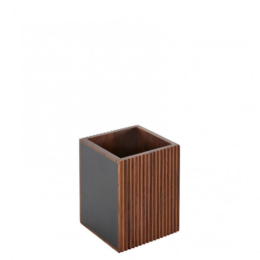 WMF Besteckbox Holz (Walnuss) 11x11x13cm